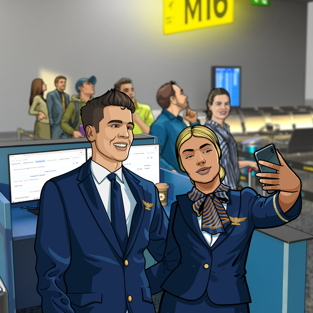 Information Security Awareness Training_cabin crew-gate-sensitive data