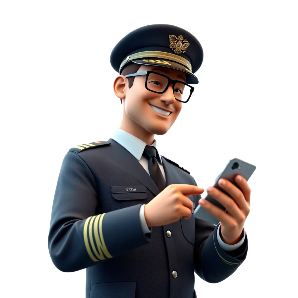 Pilot on phone ai image-1