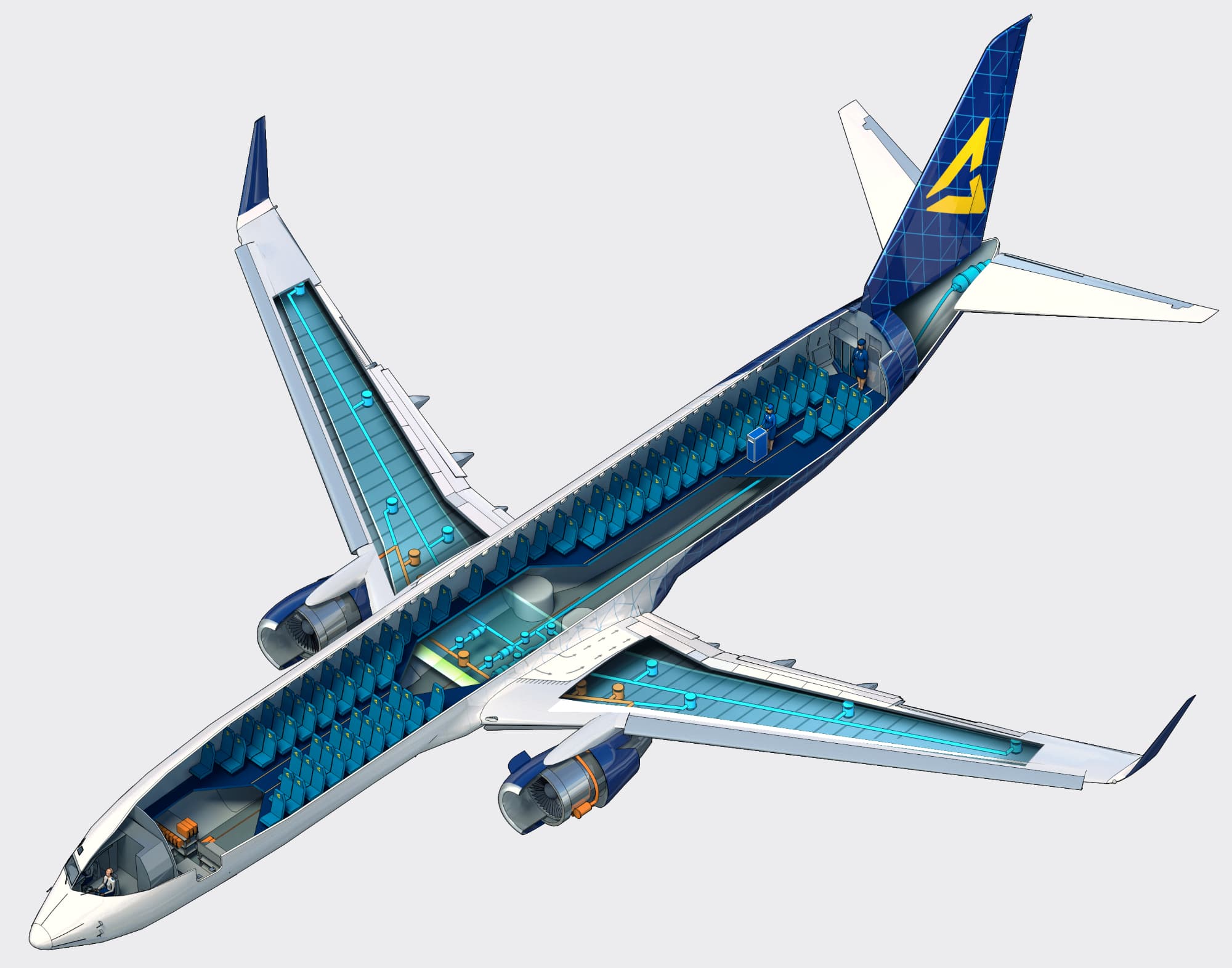 Scandlearn aviation training b737  fuel system output