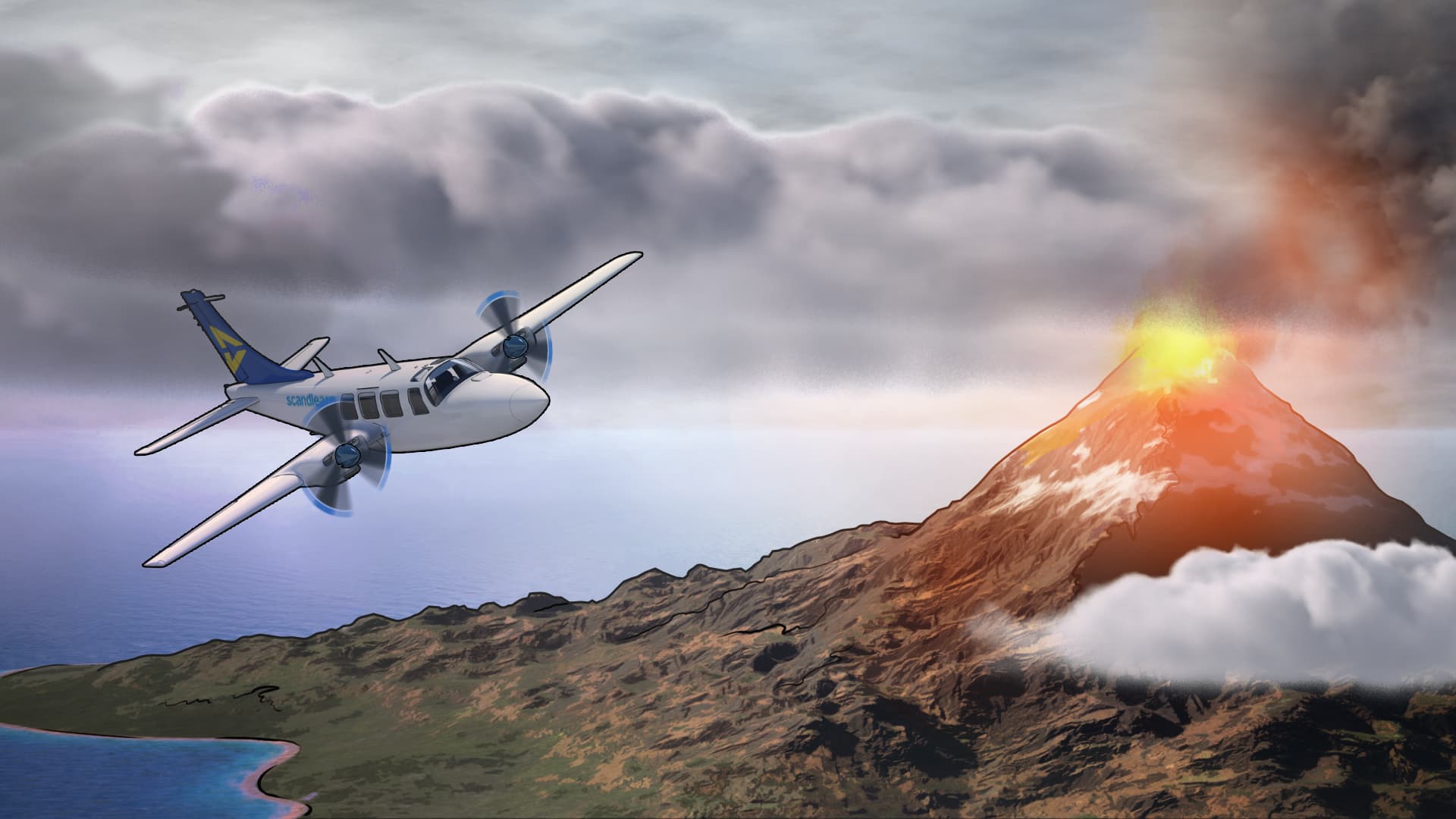 Scandlearn aviation training blog icao regions volcano